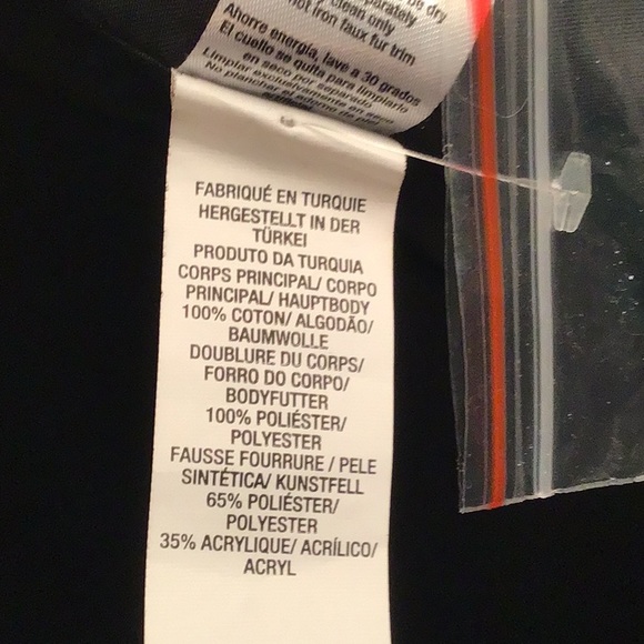 Top man premium oversized double breasted overcoat. Black color. Size M - Picture 7 of 7